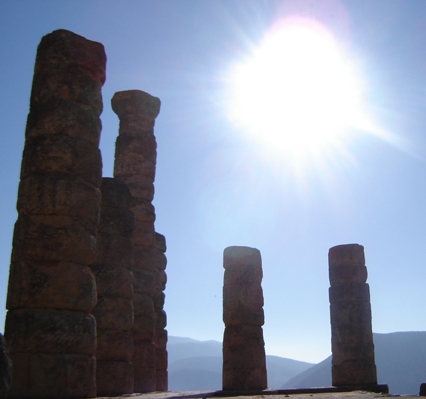 Delphi temple of Apollo